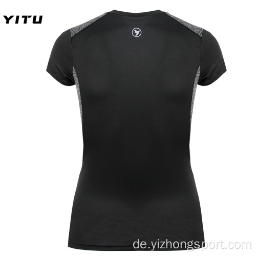 Feuchtigkeitstransportierende Dry Fit Damen T-Shirt Joggen